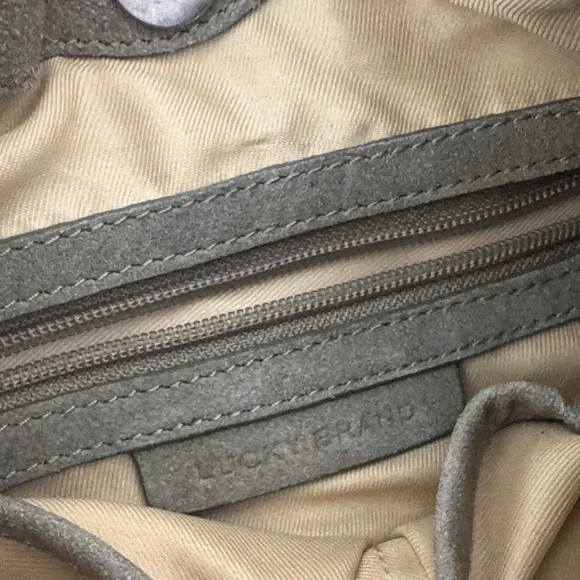 Lucky Brand Leather Shoulder Bag - Soft Green Sage - Picture 6 of 10